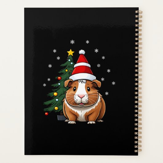 Cavia met kerst planner (Achterkant)
