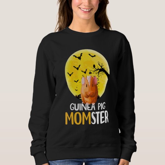 Cavia Moederdier Voor Halloween En Cavia Trui (Voorkant)