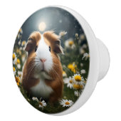 cavia moon madeliefjes, keramische knop (Rechts)