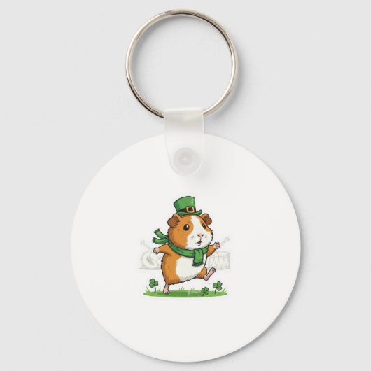 Cavia Parade St.Patrick's Day Sleutelhanger (Voorkant)