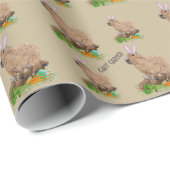 Cavia Pasen Lief Konijn Grappig Cadeaupapier (Rol Hoek)