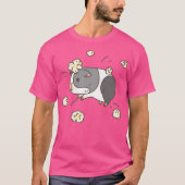 cavia-patroon t-shirt (Voorkant)