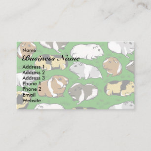 Cavia patroon visitekaartje