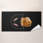 Cavia Pig Clos Animal Cavy Out Gift Badhanddoek (Badhanddoek)