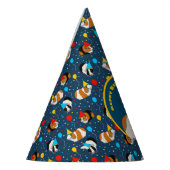 Cavia Pig. en Balloons Birthday Party Feesthoedjes (Links)