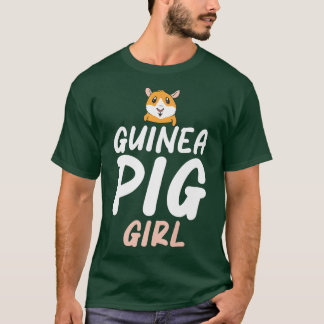 Cavia Pig Girl Cute Guinee Premium 2154 T-shirt