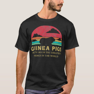 Cavia Pig Greatest Threro Sunset Pet Rodent T-shirt