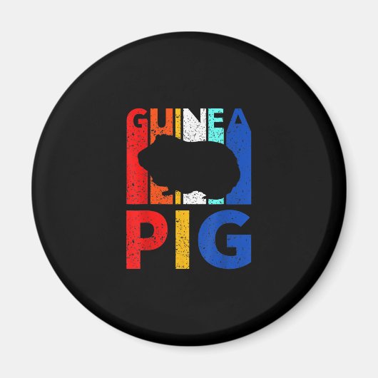 Cavia Pig -  Ik hou van mijn cavia Magneet (Voorkant)