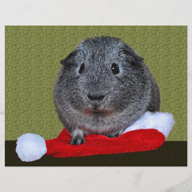 Cavia Pig Kerstmis (Voorkant)
