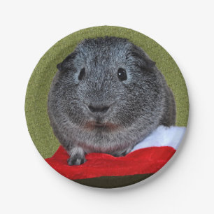 Cavia Pig Kerstmis Papieren Bordje