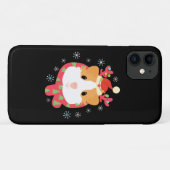 Cavia Pig-kerstrenrenrendiertje Case-Mate iPhone Case (Achterkant (horizontaal))