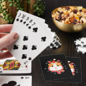Cavia Pig-kerstrenrenrendiertje Pokerkaarten (Insitu)