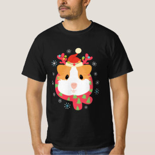 Cavia Pig-kerstrenrenrendiertje T-shirt