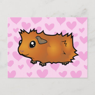 Cavia Pig Love Briefkaart