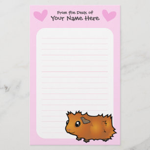 Cavia Pig Love Briefpapier