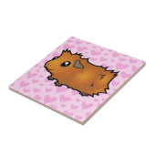 Cavia Pig Love Tegeltje (Zijkant)