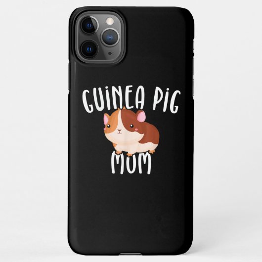 Cavia Pig mais Guinee Varkenshaar Gift Guinee Pig iPhone Hoesje (Achterkant)
