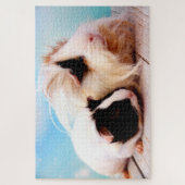 Cavia Pig Mam en Baby, Jigzaag Puzzle Legpuzzel (Verticaal)