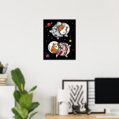 Cavia Pig Space Astronauts Poster (Thuiskantoor)