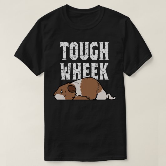 Cavia Pig Tough Wheek Schattige Cavia Pet Cavies T-shirt (Design voorkant)