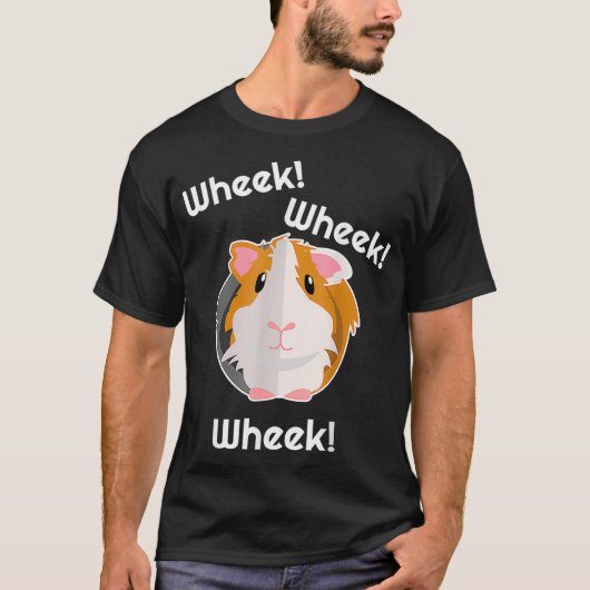 Cavia Pig Wheek    GiftGuinea Pigs Birthday Cloth T-shirt (Voorkant)