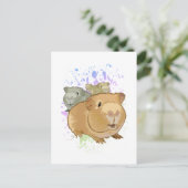 Cavia Pigs Briefkaart (Staand voorkant)