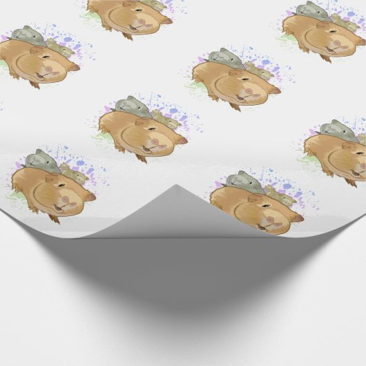 Cavia Pigs Cadeaupapier (Hoek)