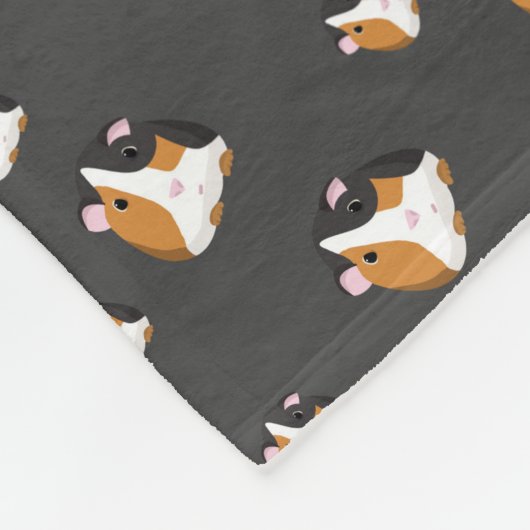 Cavia Pigs Fleece Deken (Hoek)