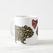 Cavia Pigs in Love Koffiemok (Voorkant links)