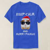 Cavia Pigs Merry Pigmas kerstmis Pet Gift Idea T-shirt (Design voorkant)