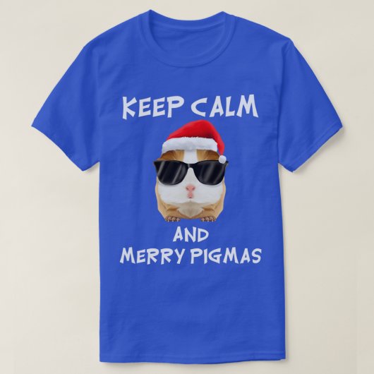 Cavia Pigs Merry Pigmas kerstmis Pet Gift Idea T-shirt (Design voorkant)