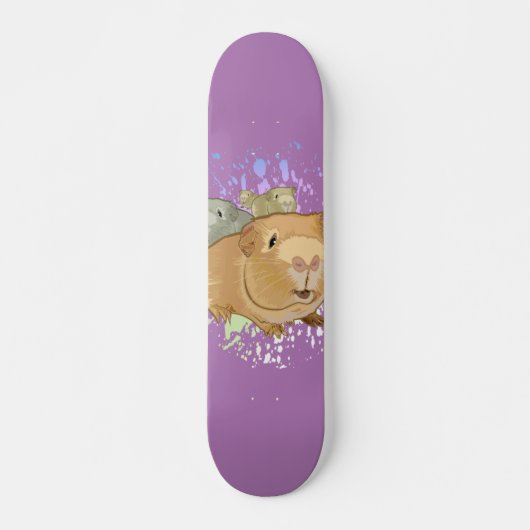 Cavia Pigs Persoonlijk Skateboard (Voorkant)