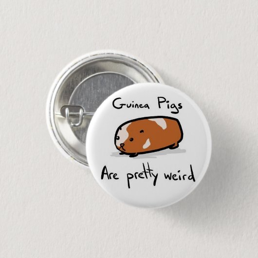 Cavia Pigs Ronde Button 3,2 Cm (Voorkant /achterkant)