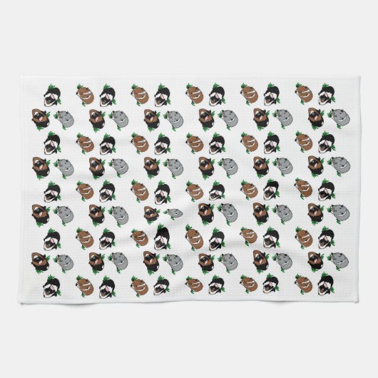 Cavia Pigs Theedoek (Horizontaal)