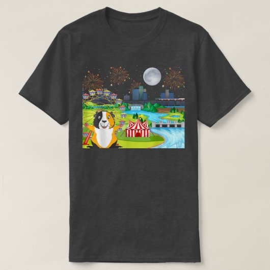 Cavia Pigs Toddler Piggy Theme Park T-shirt (Design voorkant)