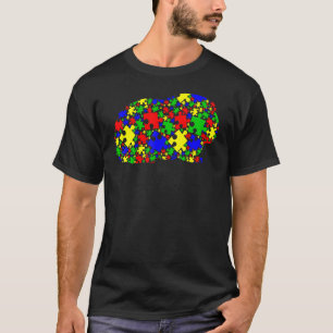 Cavia Puzzel Dieren  Autisme Bewustzijn T-shirt