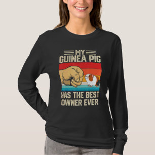 Cavia Quote Guinea Pig Retro Vintage Huisdier Eige T-shirt