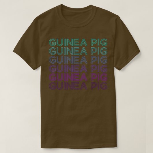 Cavia Retro T-shirt (Design voorkant)