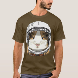 Cavia Rodent Astronaut Space Wildlife Animal T-shirt