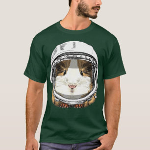 Cavia Rodent Astronaut Space Wildlife Animal T-shirt