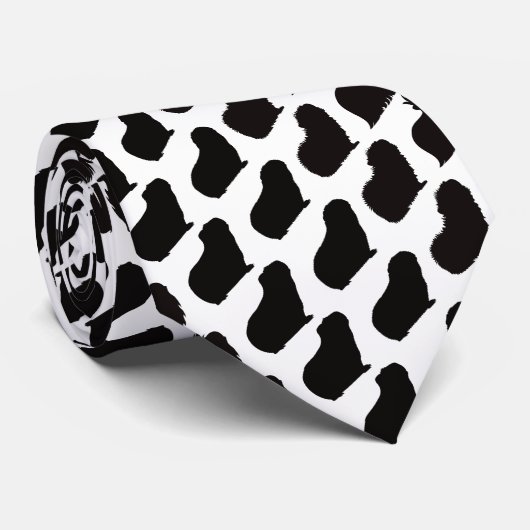 Cavia Silhouette Stropdas (Opgerold)