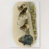 “Cavia Tuin” door Beatrix Potter Legpuzzel (Verticaal)