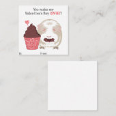 Cavia Valentijnse Kaart Notitiekaartje (Voorkant / Achterkant)