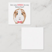 Cavia Valentijnse Kaart Notitiekaartje (Voorkant / Achterkant)