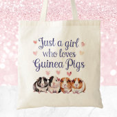 cavia van de Schattigee Waterverf Tote Bag
