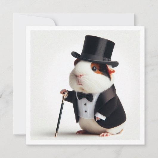 Cavia verjaardag, Cavia afstuderen Kaart (Voorkant)