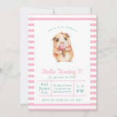 Cavia Verjaardagsfeestje Icecream Kaart (Voorkant)