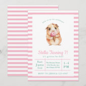 Cavia Verjaardagsfeestje Icecream Kaart (Voorkant / Achterkant)