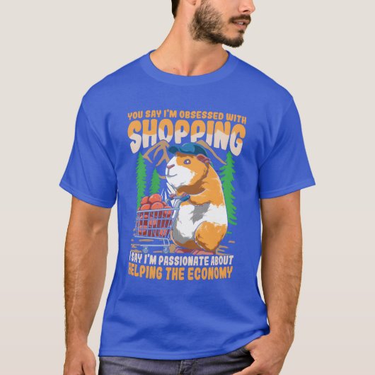 CAVIA VOEDSEL WINKELWAGEN vriend T-shirt (Voorkant)
