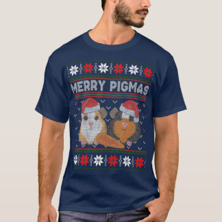 Cavia voor kerst prettige feestjes Ugly Sweater T-shirt
